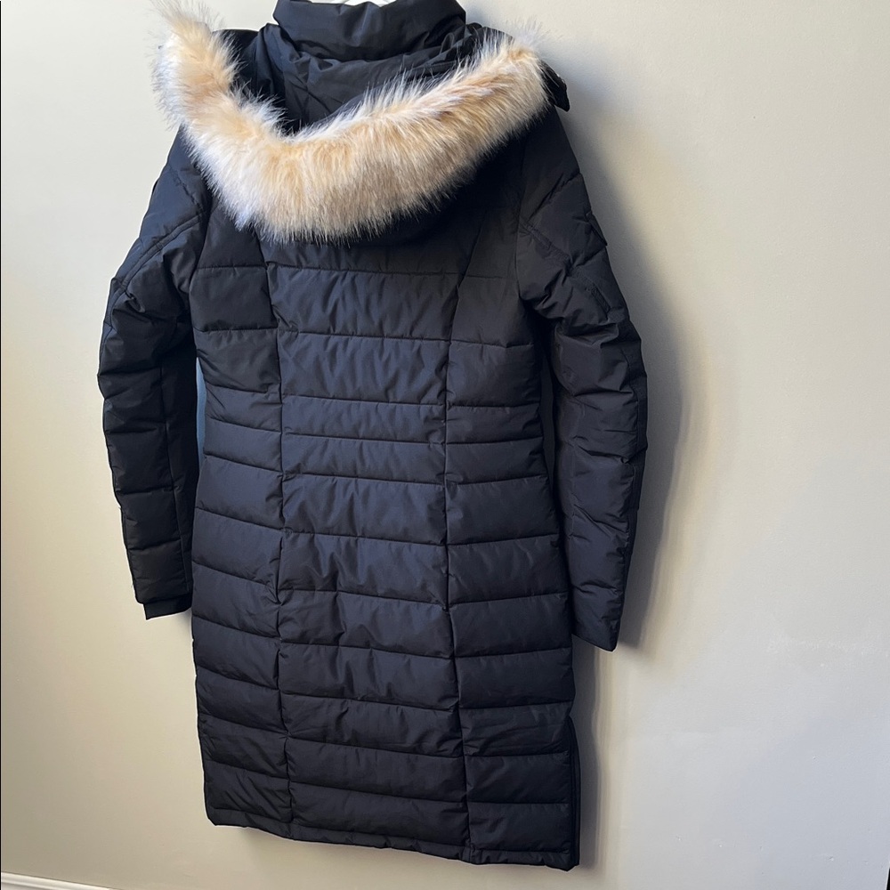 Pajar Black Long Puffer Coat - Picture 3 of 11